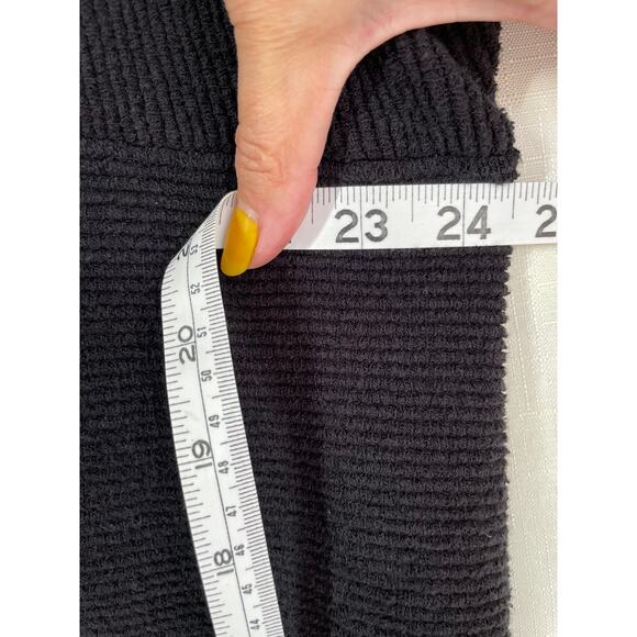 FREE‎ PEOPLE Cowl Neck Sweater Sz S Cotton Blend Oversized Textured Minimal Cozy - Picture 10 of 11